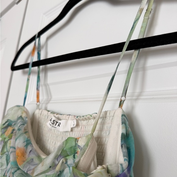 Astr Blue and Green Floral Mini Dress - Picture 8 of 15